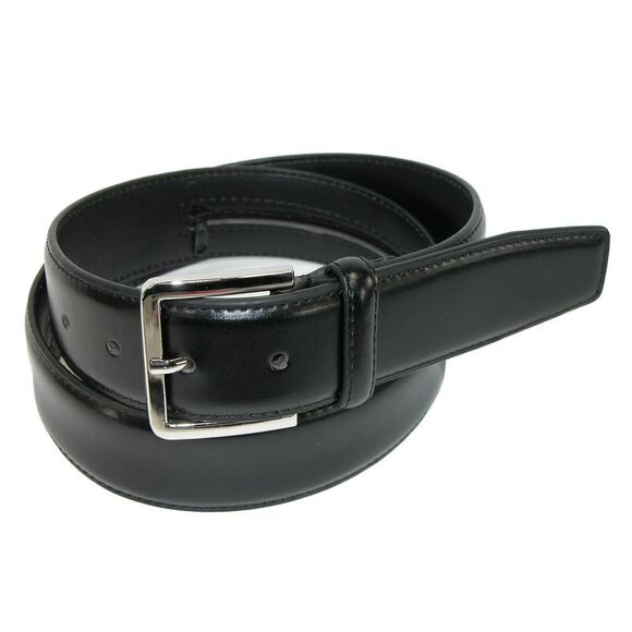 CTM Men's Leather Travel Money Belt - Picture 1 of 4